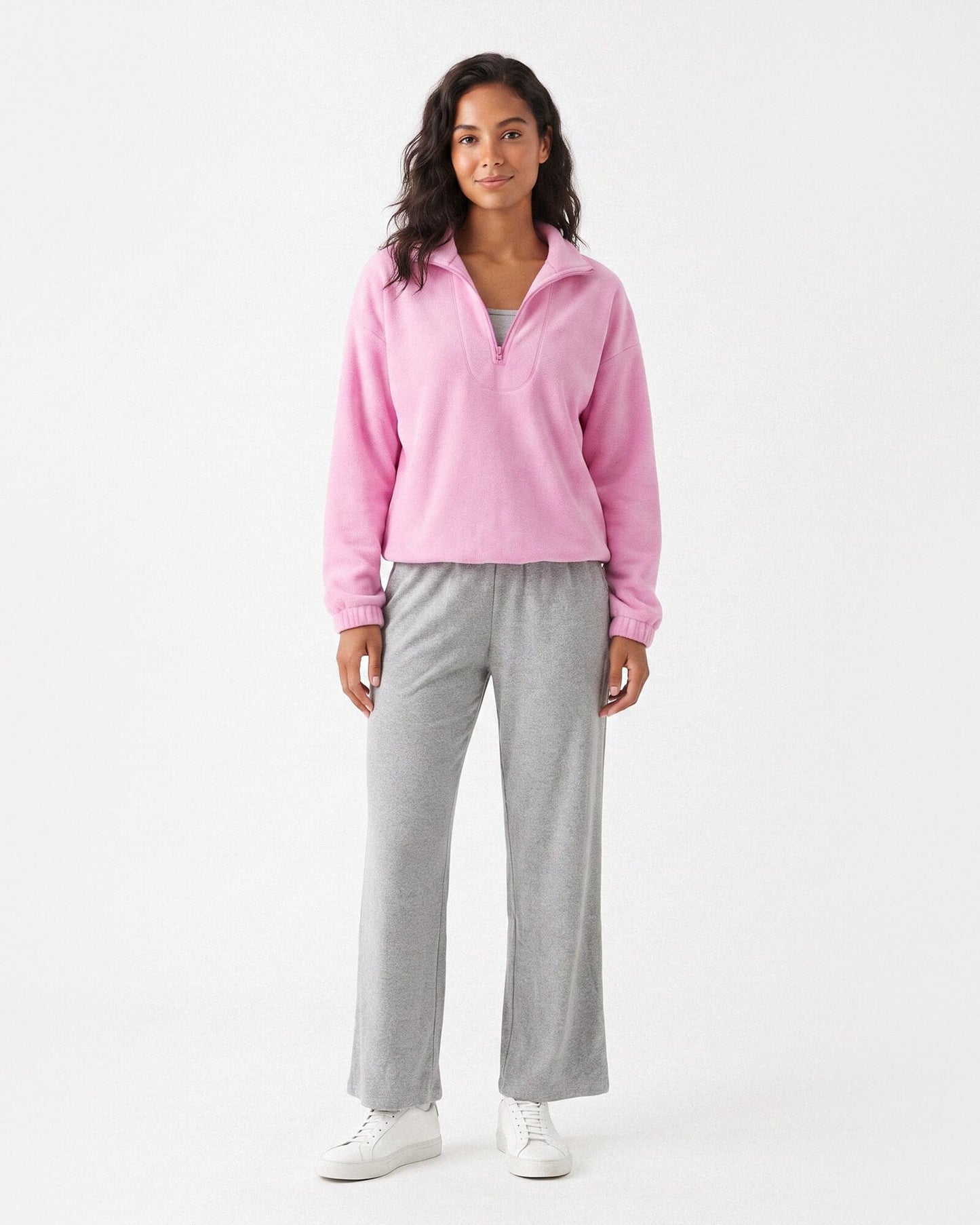 Cozy Stand Collar Sweatshirt