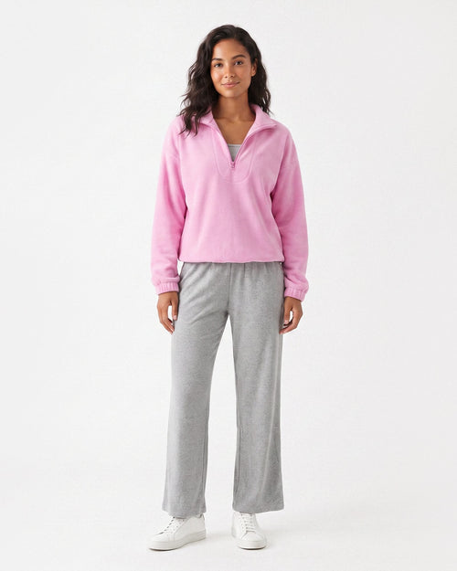 Cozy Stand Collar Sweatshirt