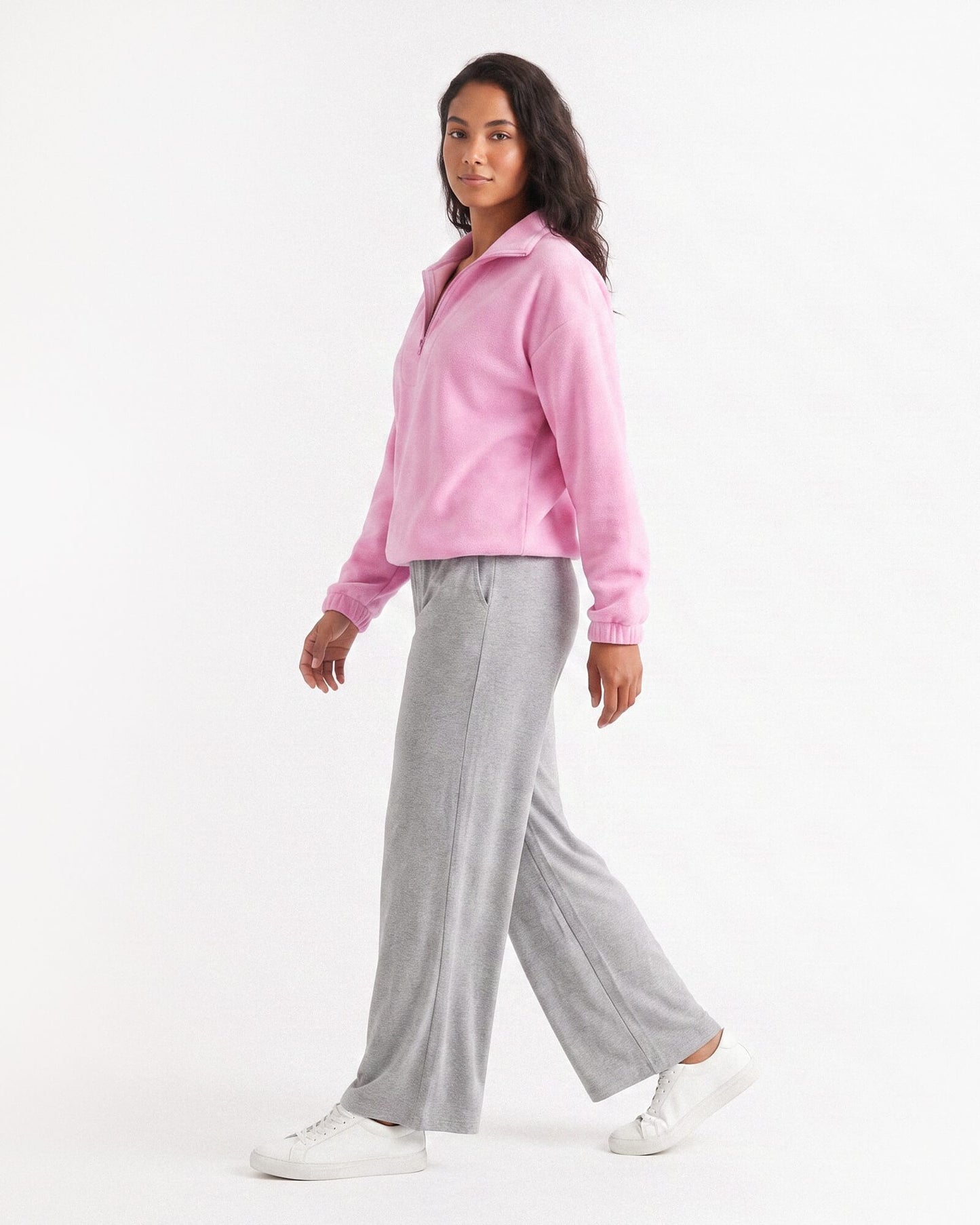 Cozy Stand Collar Sweatshirt