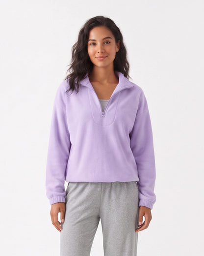 Cozy Stand Collar Sweatshirt