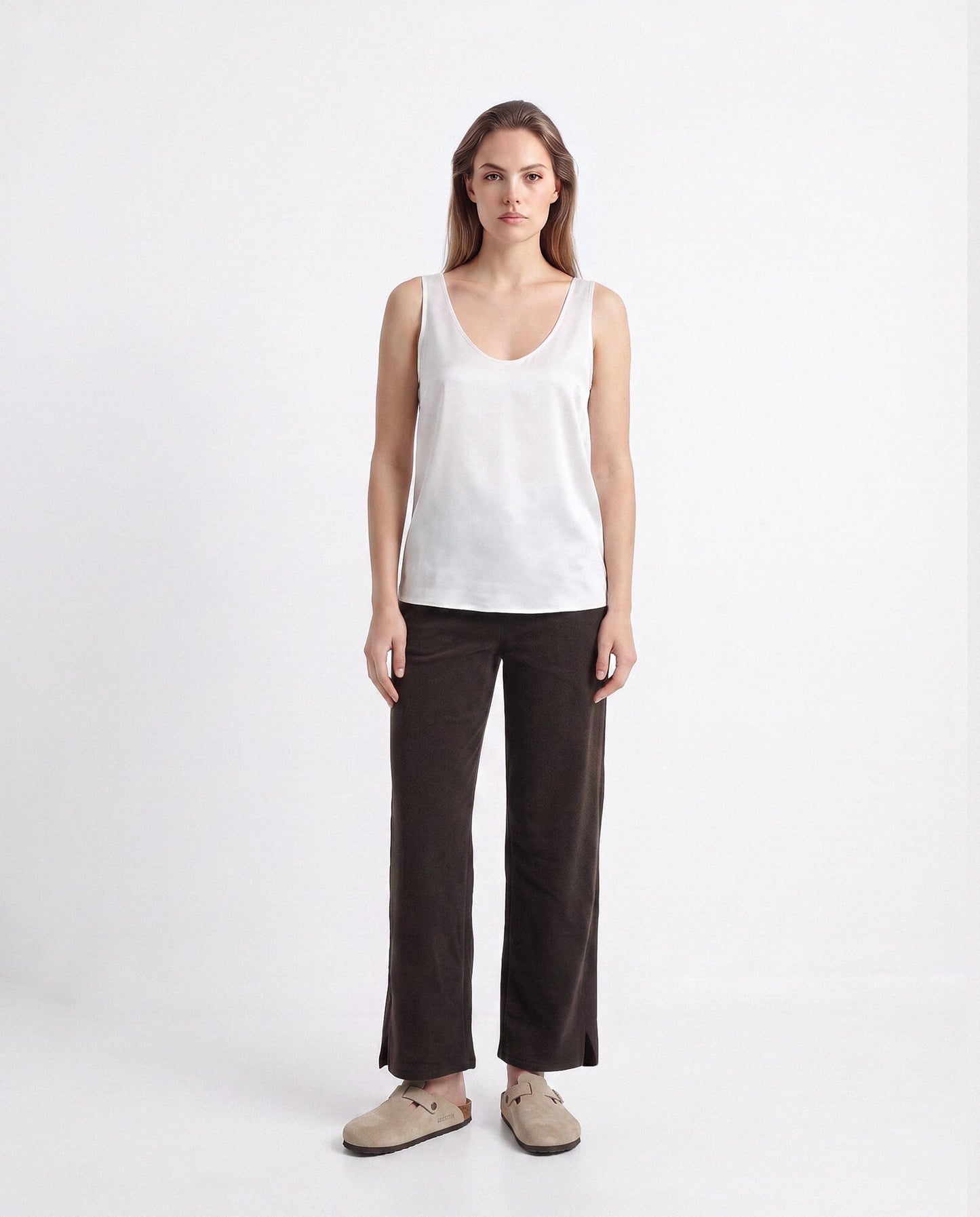 Relaxed Fit V-Neck Sleeveless Tank Top