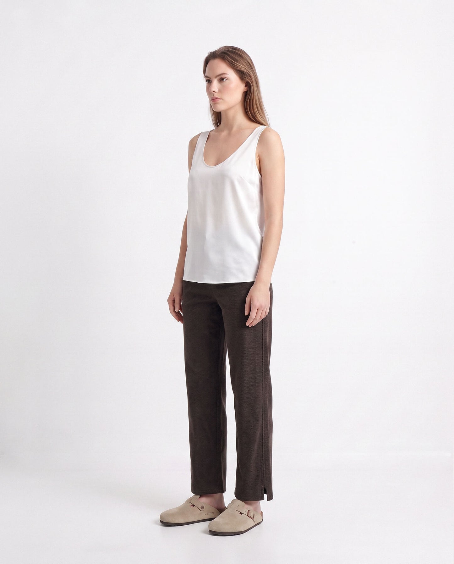 Relaxed Fit V-Neck Sleeveless Tank Top