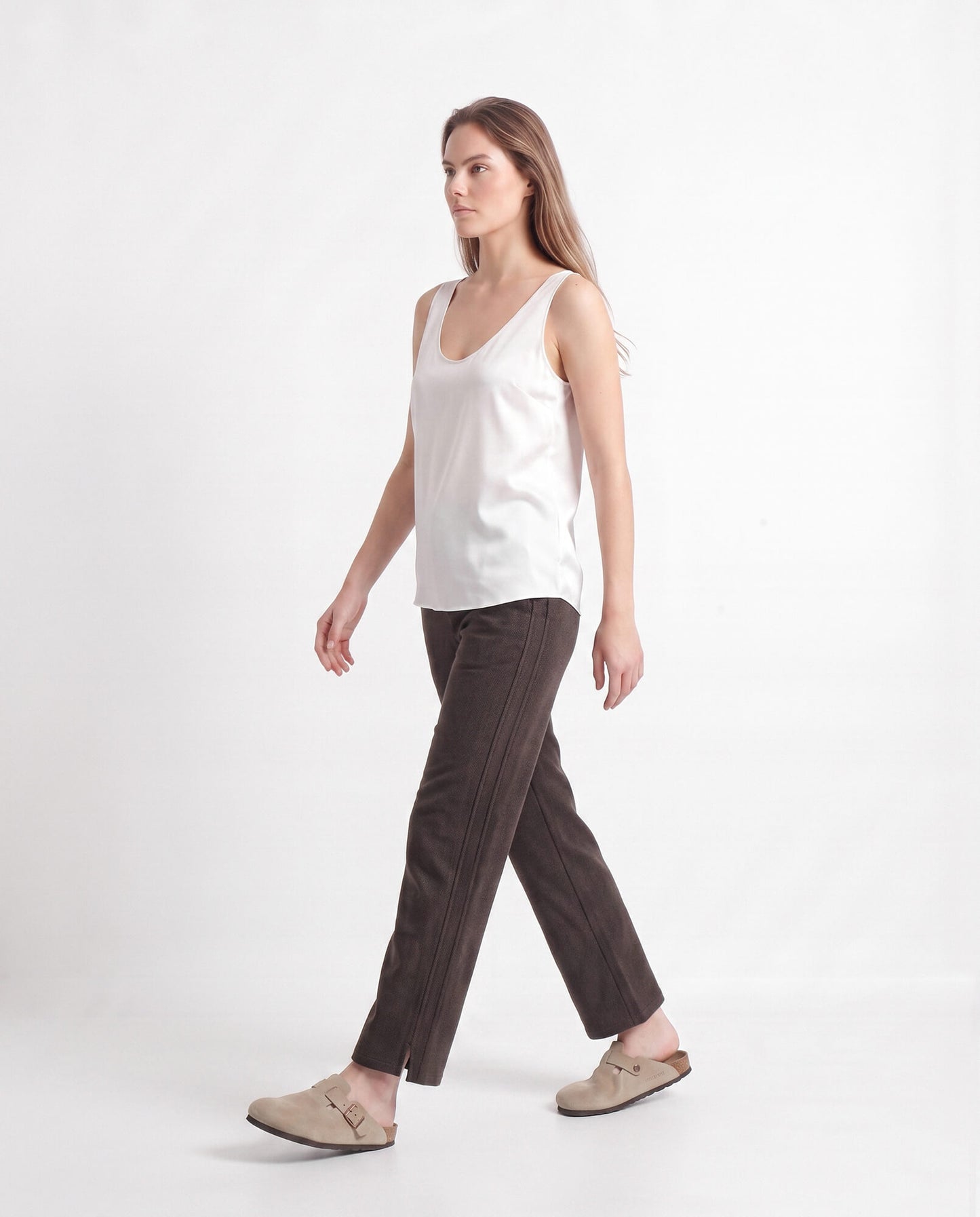 Relaxed Fit V-Neck Sleeveless Tank Top