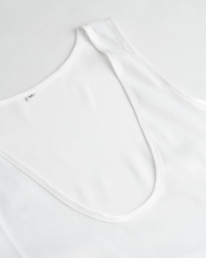 Relaxed Fit V-Neck Sleeveless Tank Top