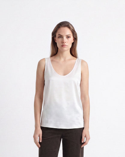 Relaxed Fit V-Neck Sleeveless Tank Top