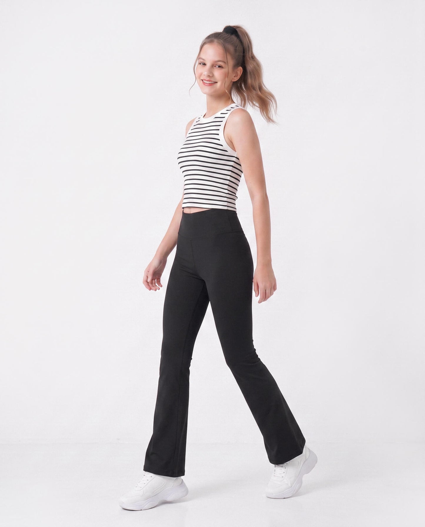 Built-In Bra Stripe Tank Top