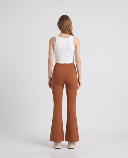 Ribbed Built-In Bra Tank Top