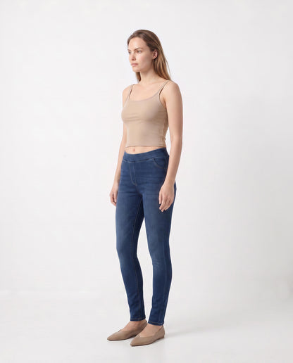 Double Strap Built-In Bra Tank Top