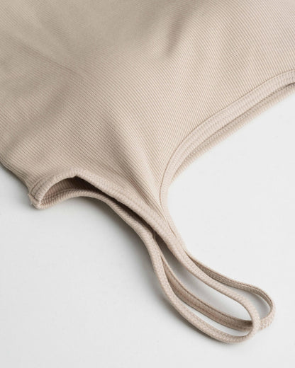 Double Strap Built-In Bra Tank Top