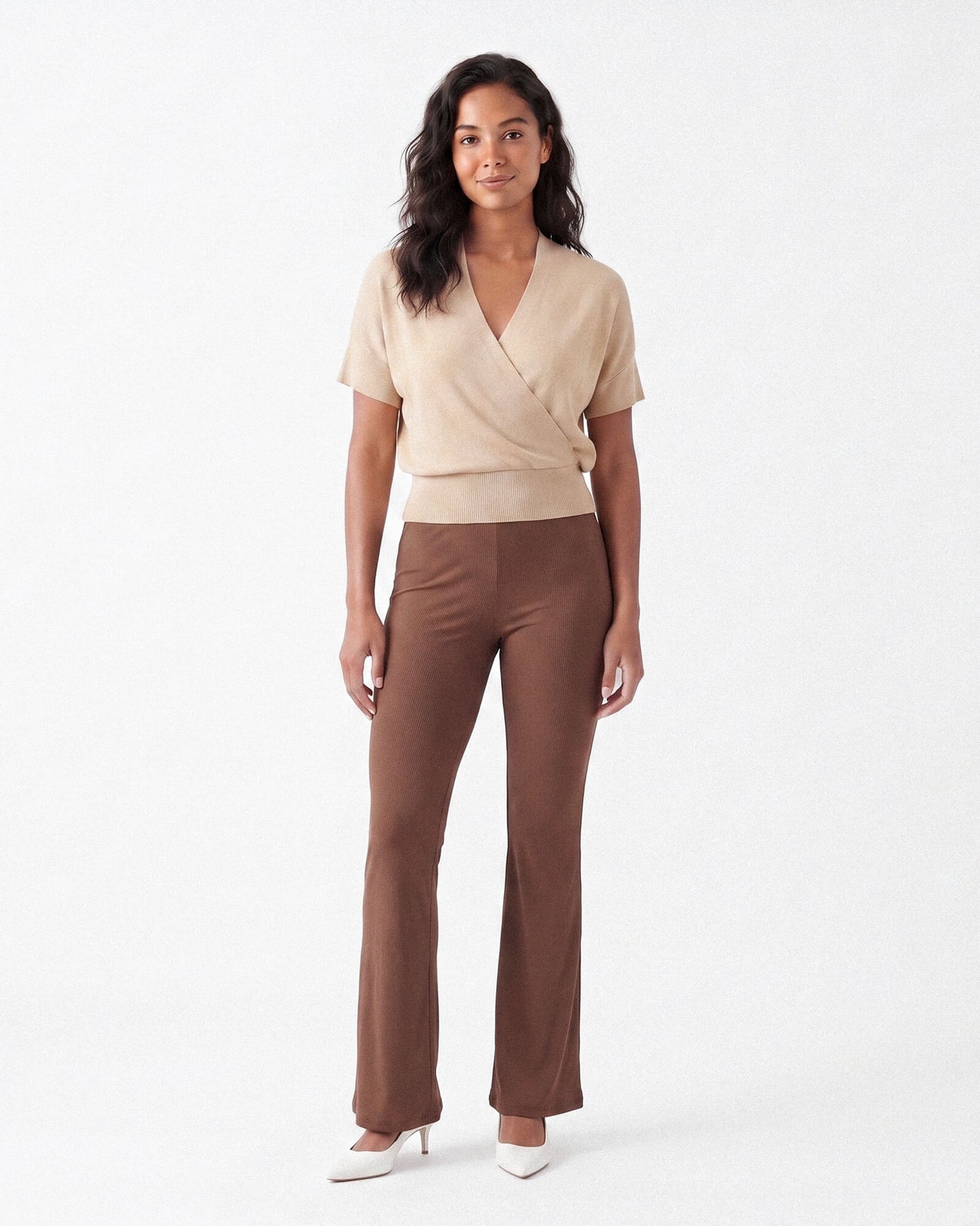 Soft V-neck Viscose Top