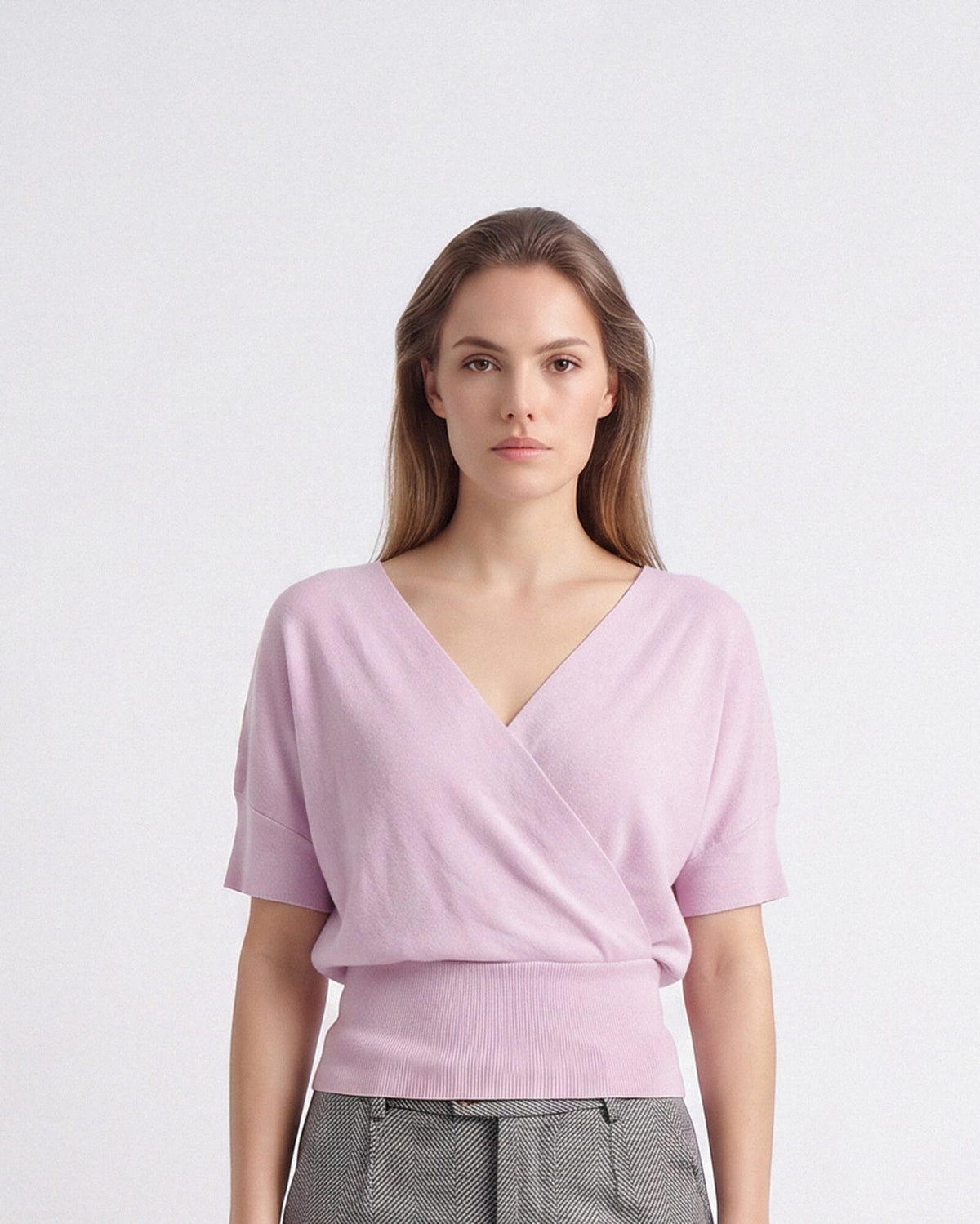 Soft V-neck Viscose Top