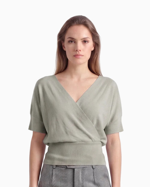 Soft V-neck Viscose Top