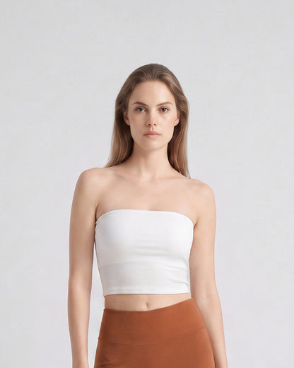 Strapless Fitted Tube Top