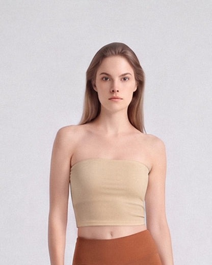 Strapless Fitted Tube Top