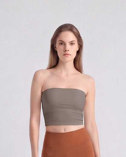 Strapless Fitted Tube Top
