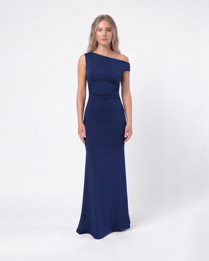 One-Shoulder Elegant Maxi Dress
