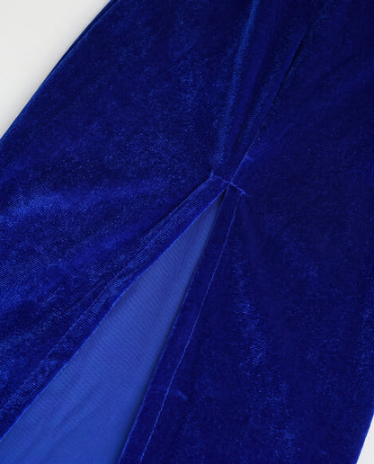 Cowl Neck Satin-Inspired Maxi Dress