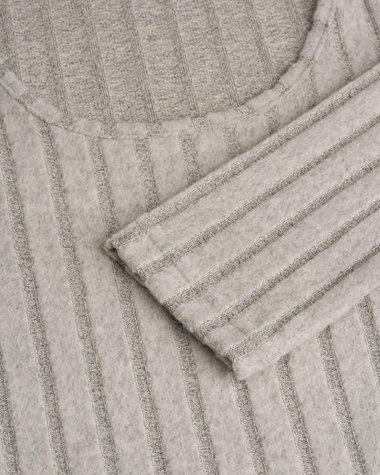 Ribbed Long Sleeve Maxi Dress