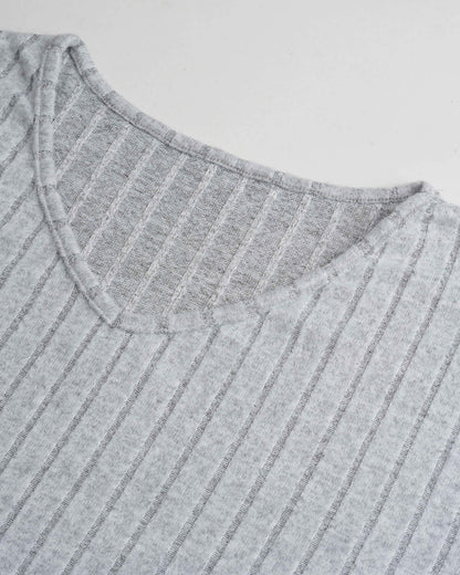 Ribbed V-Neck Lounge Set