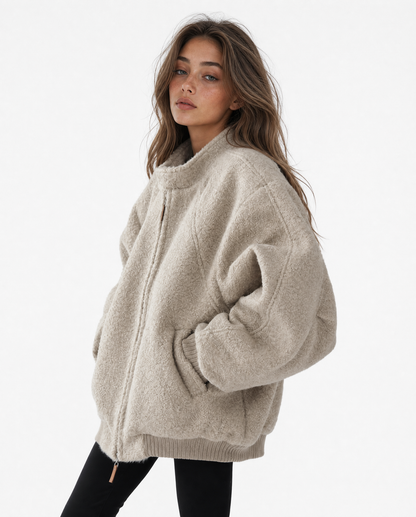 Oversized Teddy Fleece Jacket