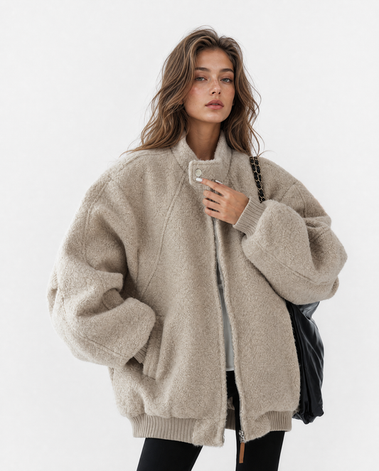 Oversized Teddy Fleece Jacket