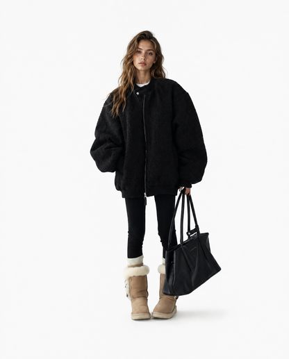 Oversized Teddy Fleece Jacket
